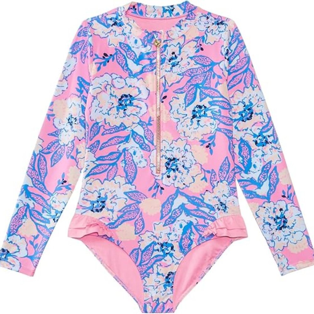 Lilly Pulitzer Girls' Denning Rashguard UPF 50+ (Toddler/Little Big Kids)